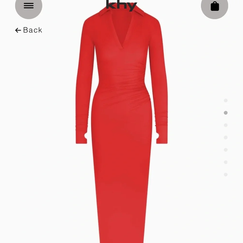 KHY Red Polo Maxi Dress - Picture 2 of 2